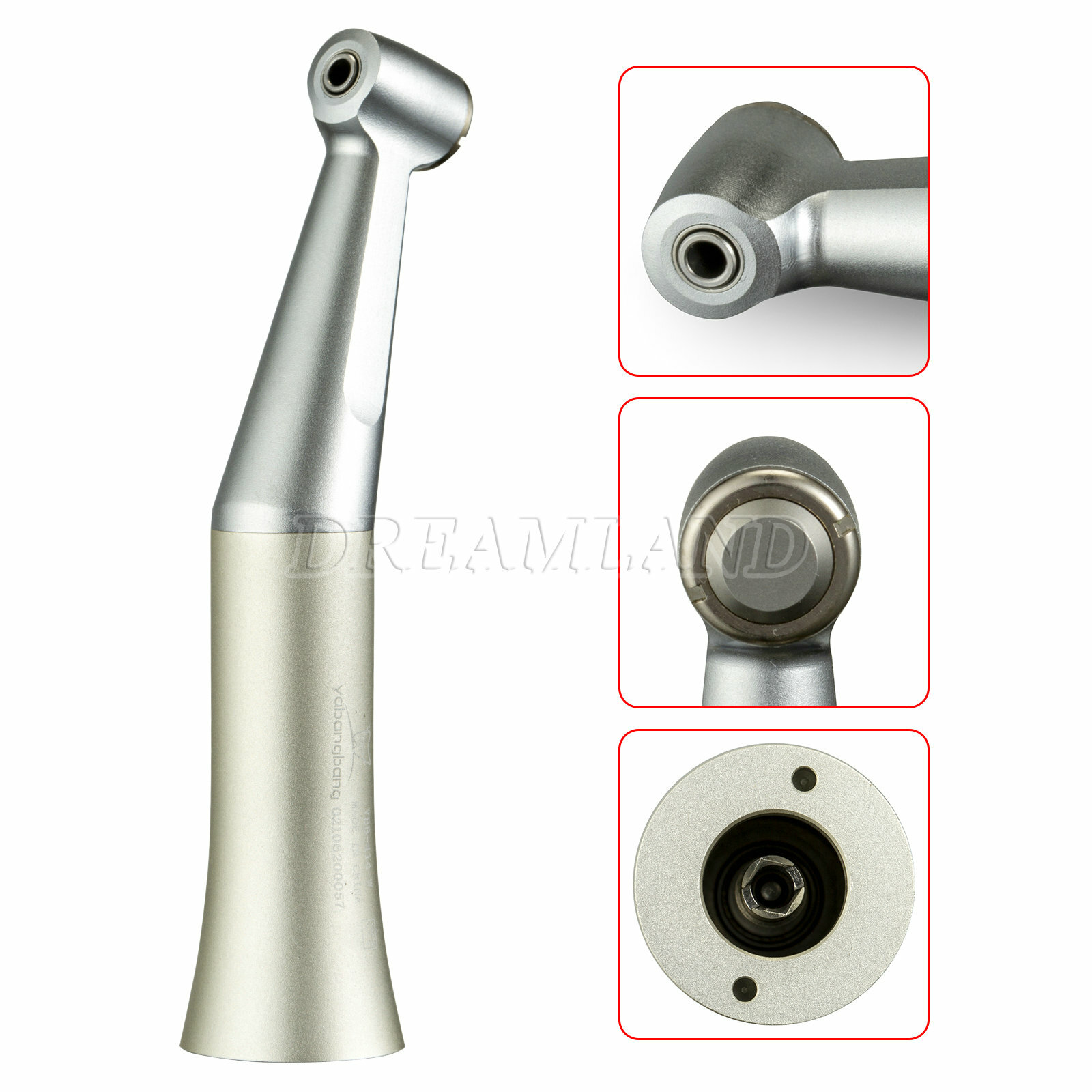 Fit NSK Dental Low Speed Handpiece 1:1 Direct Drive Push Button Contra Angle