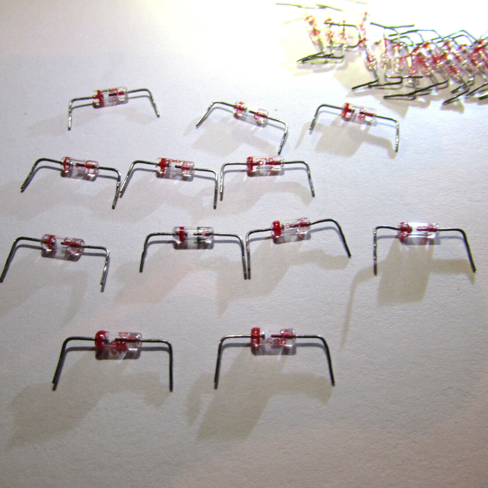 1N34 Transitron Germanium GOLD BONDED Diodes Typical 0.235 to .250V Breakdown 10