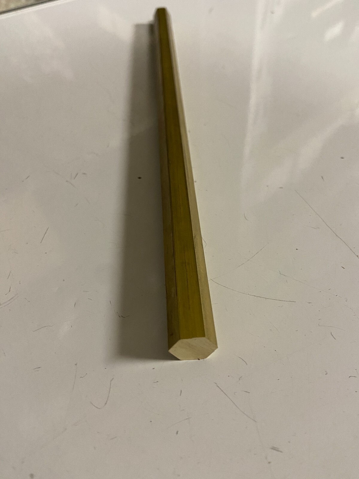 1 Piece 1/2″ C360 BRASS HEX BAR 12″ long New Lathe Bar Stock .50″ 1/2 Hard