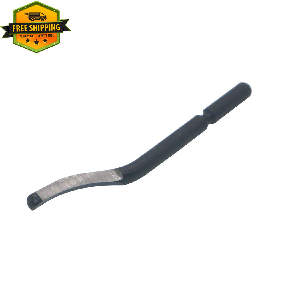 Hand Metal Deburring Tool NB1100 Handle + 10 Pcs BS1010 Rotary Deburr Blades, Bu