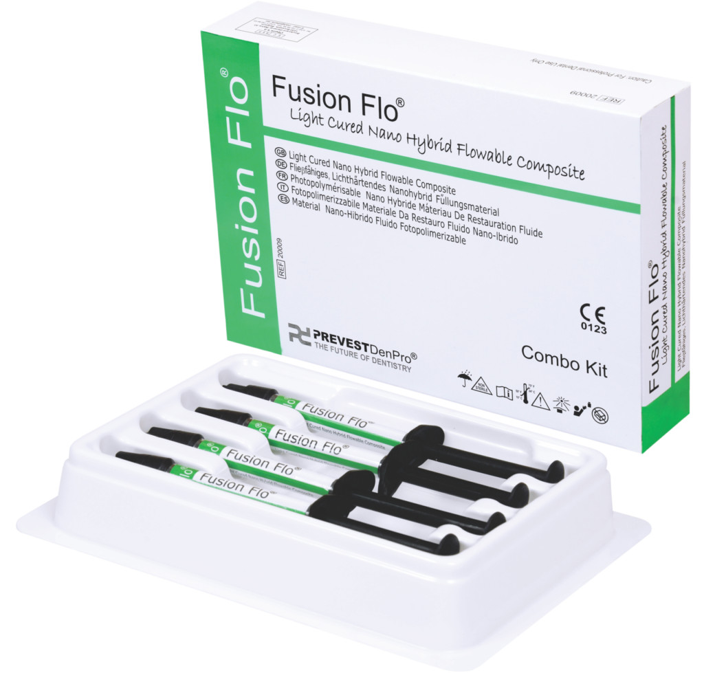 Prevest Denpro Light Cured Nano Flow able Dental Composite Fusion Flo Kit