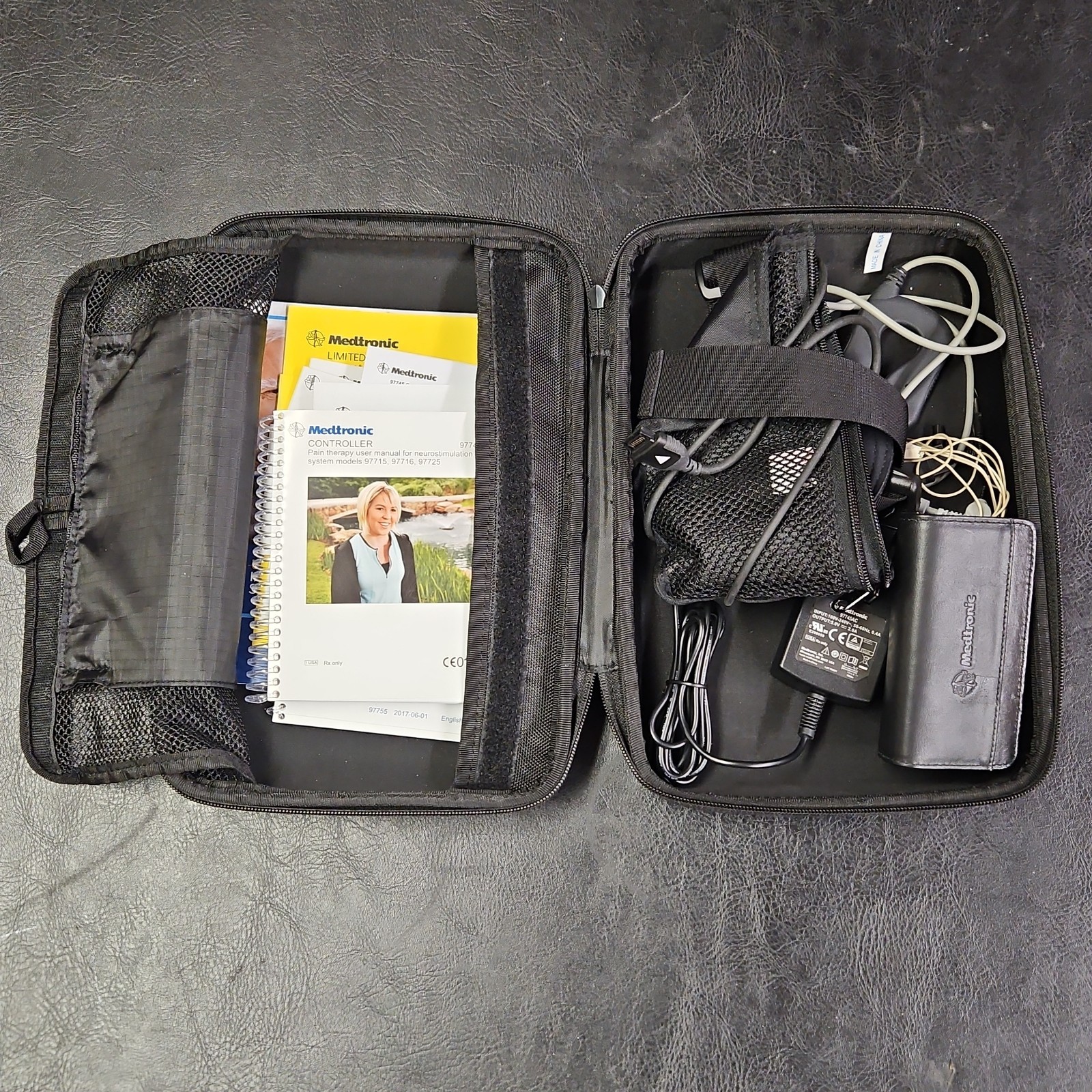 MEDTRONIC CONTROLLER 97745 and CHARGER MODEL 97745AC with CASE all instructions