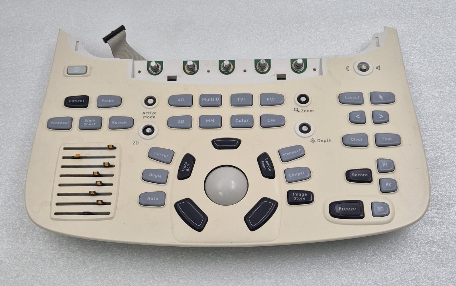 GE Ultrasound System Keyboard Control Panel 9375-00271-902/2 GA200394 EsterLine