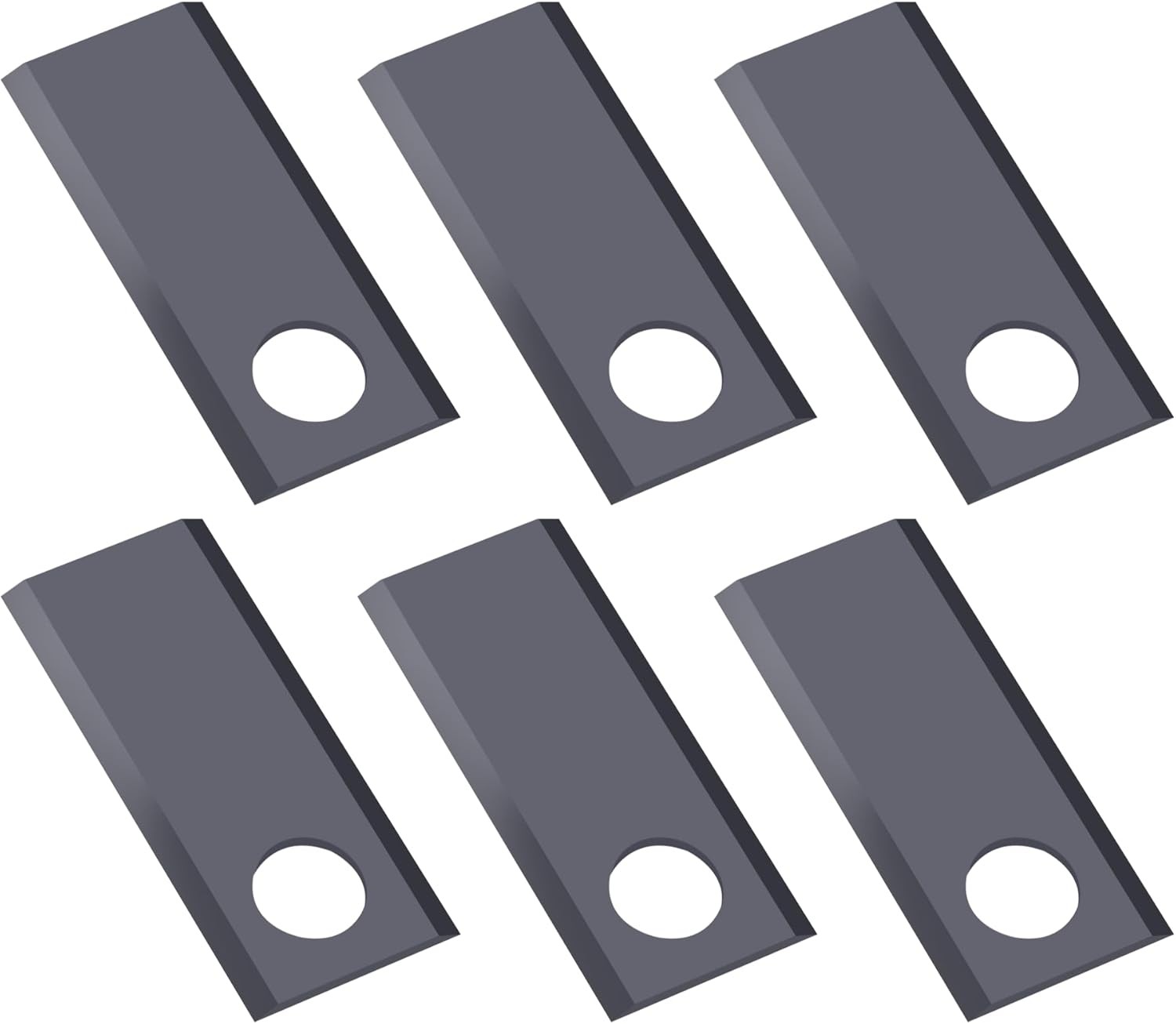 6Pcs Knife Kit For Tar River BDR-135,BDR-165,BDR-185 Drum Mowers KT4012 DM10454