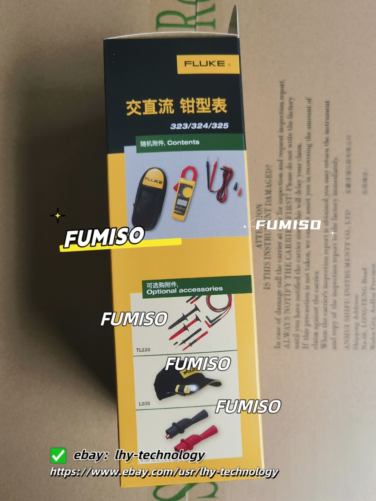 NEW1 PCS Fluke 323 True RMS Digital Clamp Meter Multimeter /Fast delivery*