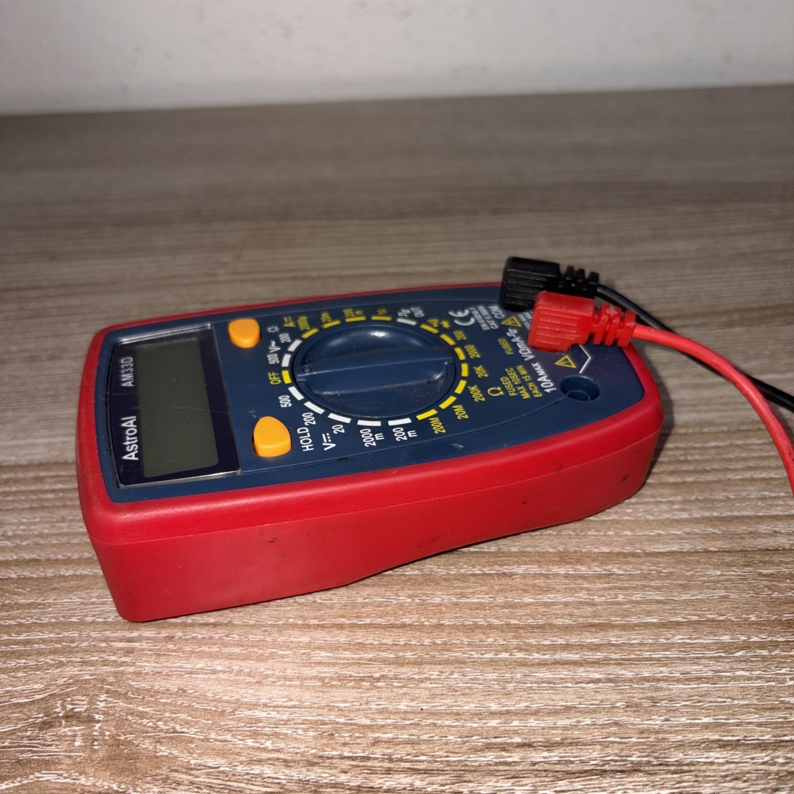 Astro AI AM33D 2000 Counts Digital Multimeter Tester AstroAI No Battery
