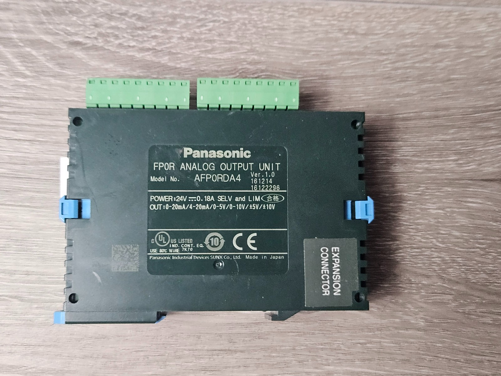 Panasonic PLC FP0-A80 FPO-A80 analog input module AFP0401