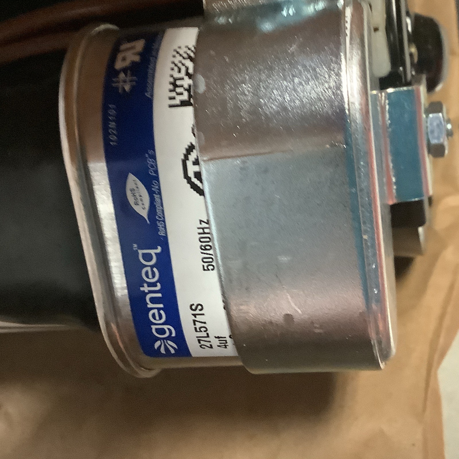 Fasco D1125 Motor, 1/20/1/15HP, 208-230V, 50/60Hz, 1440/1550RPM, Type:U90B1