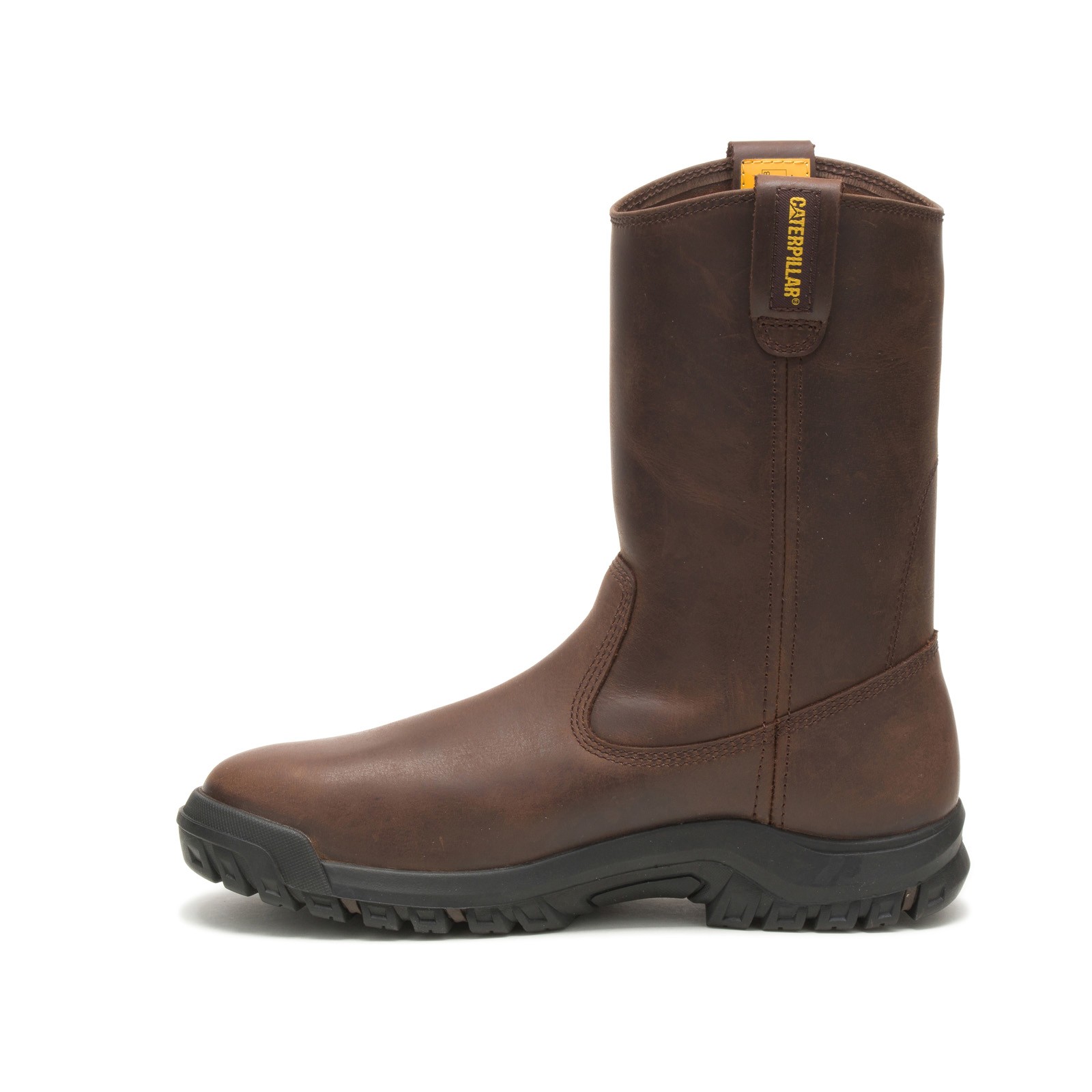 Caterpillar Drawbar Steel Toe P91155 Mens Brown Wide Work & Safety Boots 8.5
