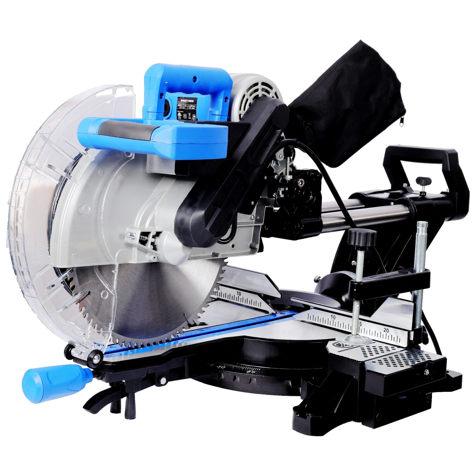 12″ 80-Tooth Blade Dual Bevel Sliding Miter Saw w/ Laser Guide 15Amp Motor 2000W