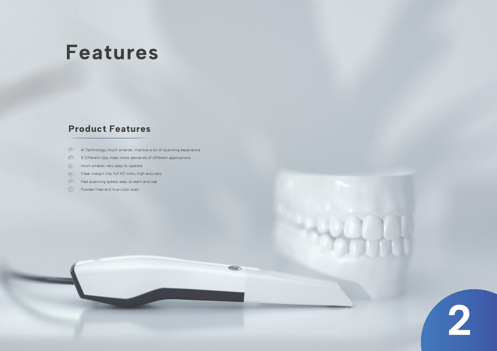 Panda 3 Dental 3D Digital Intraoral Scanner for CAD/CAM Restorative Dentistry