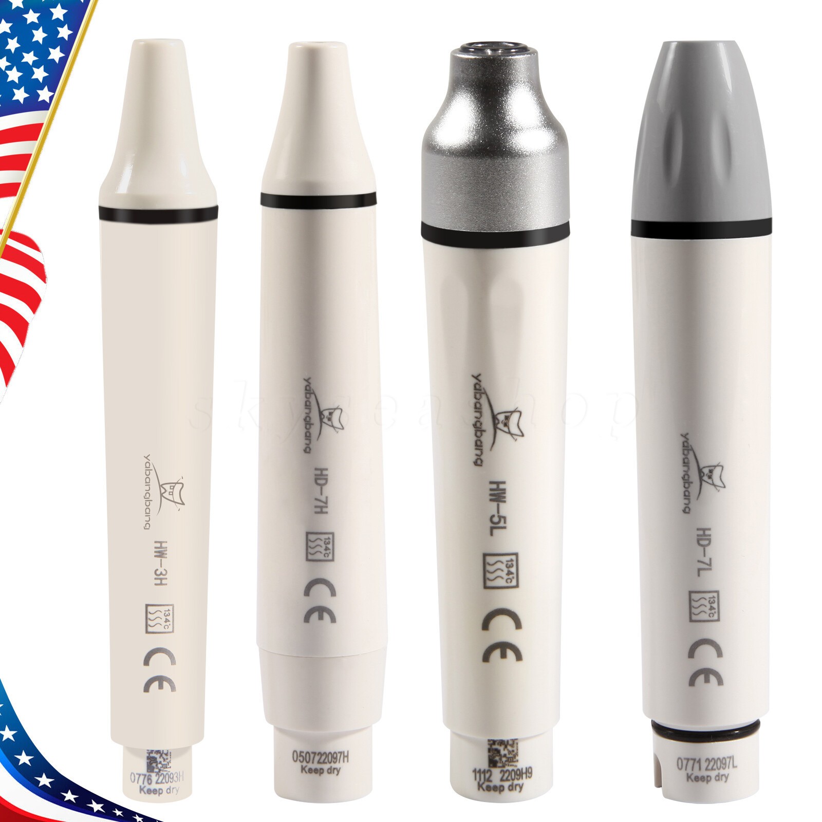 USA Ultrasonic Dental Scaler Handpiece LED Fit EMS/WOODPECKER/DTE/SATELEC Zb