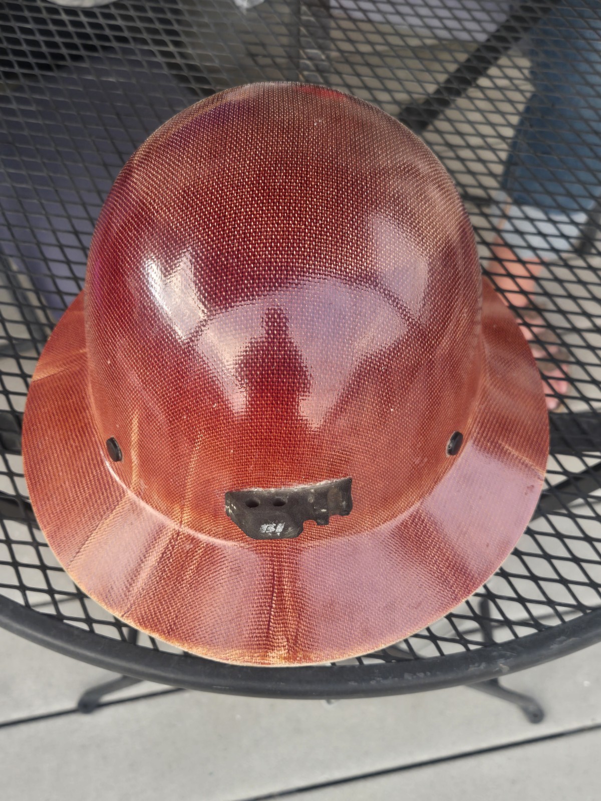 Vintage MSA Fiberglass Skullgard Hard Hat