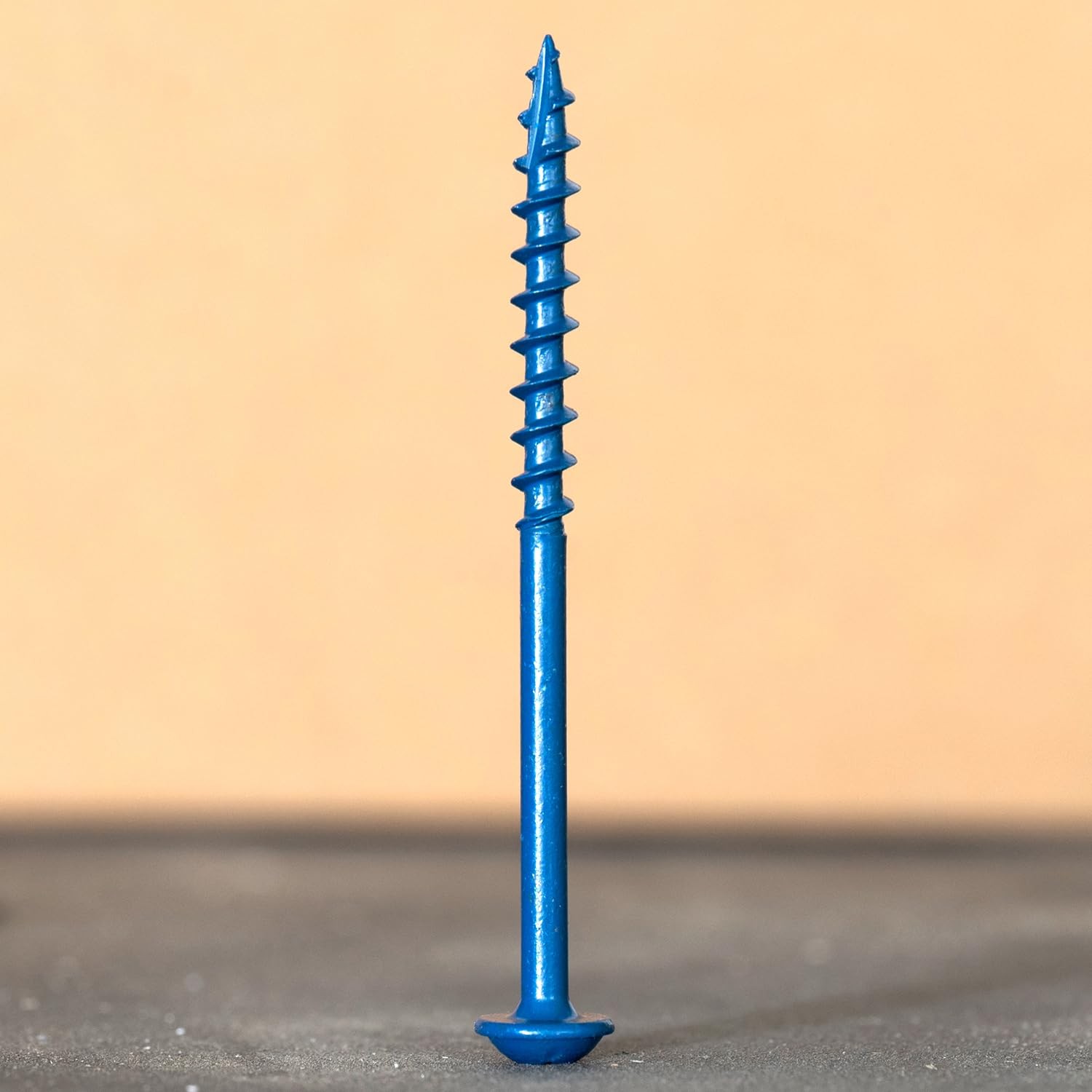175 PCS #82 Inch Pocket Hole Screw Blue Coated Wood Working Square Drive Head