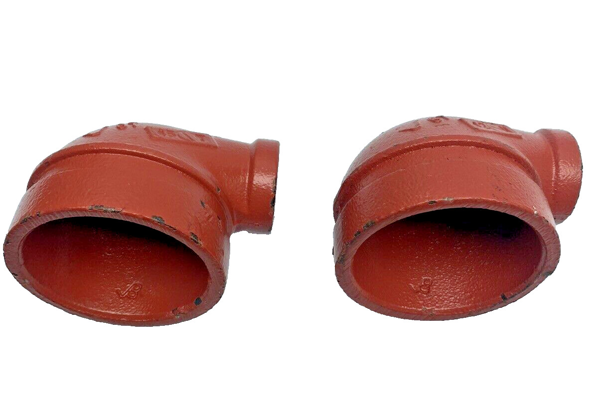 Victaulic Style 67 Reducing Elbow 2-1/2″ Grooved x 1″ NPT Thread Pipe Fitting
