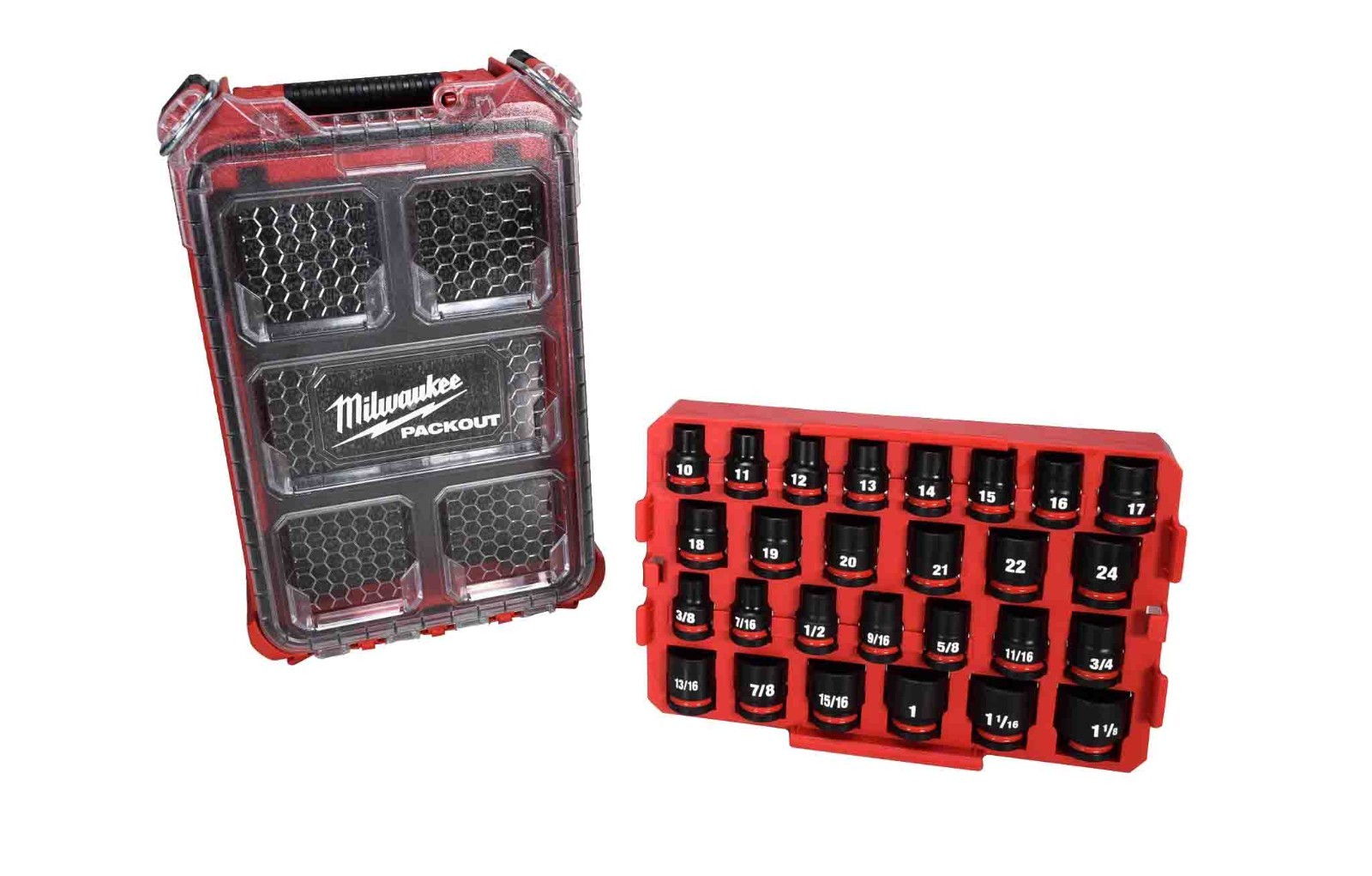 Milwaukee Tool 49-66-6804 27 Pc Shockwave Impact Duty 1/2 In Drive Sae & Metric