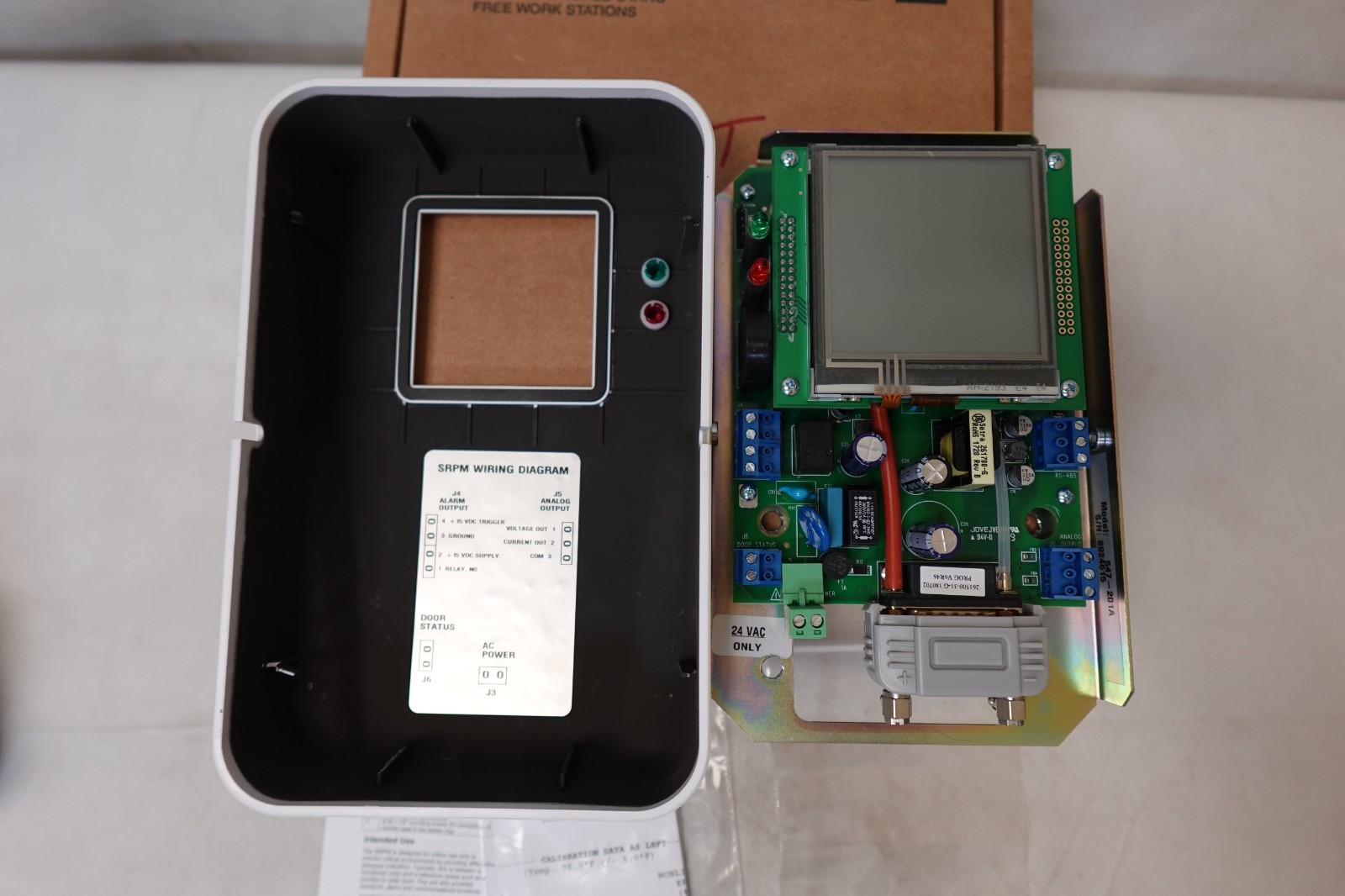 Siemens Building Technology 547-201A +/-0.5″ WC 0.5% FS Pressure Monitor – Used