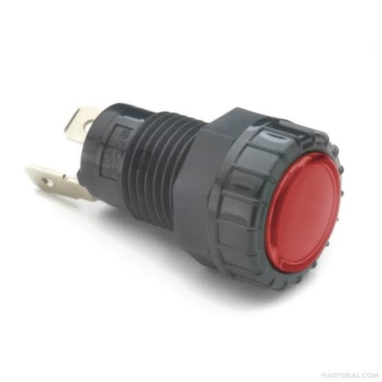 Cole Hersee PL-521-RC-BX Red 12V LED Pilot Light (M17 Bld)
