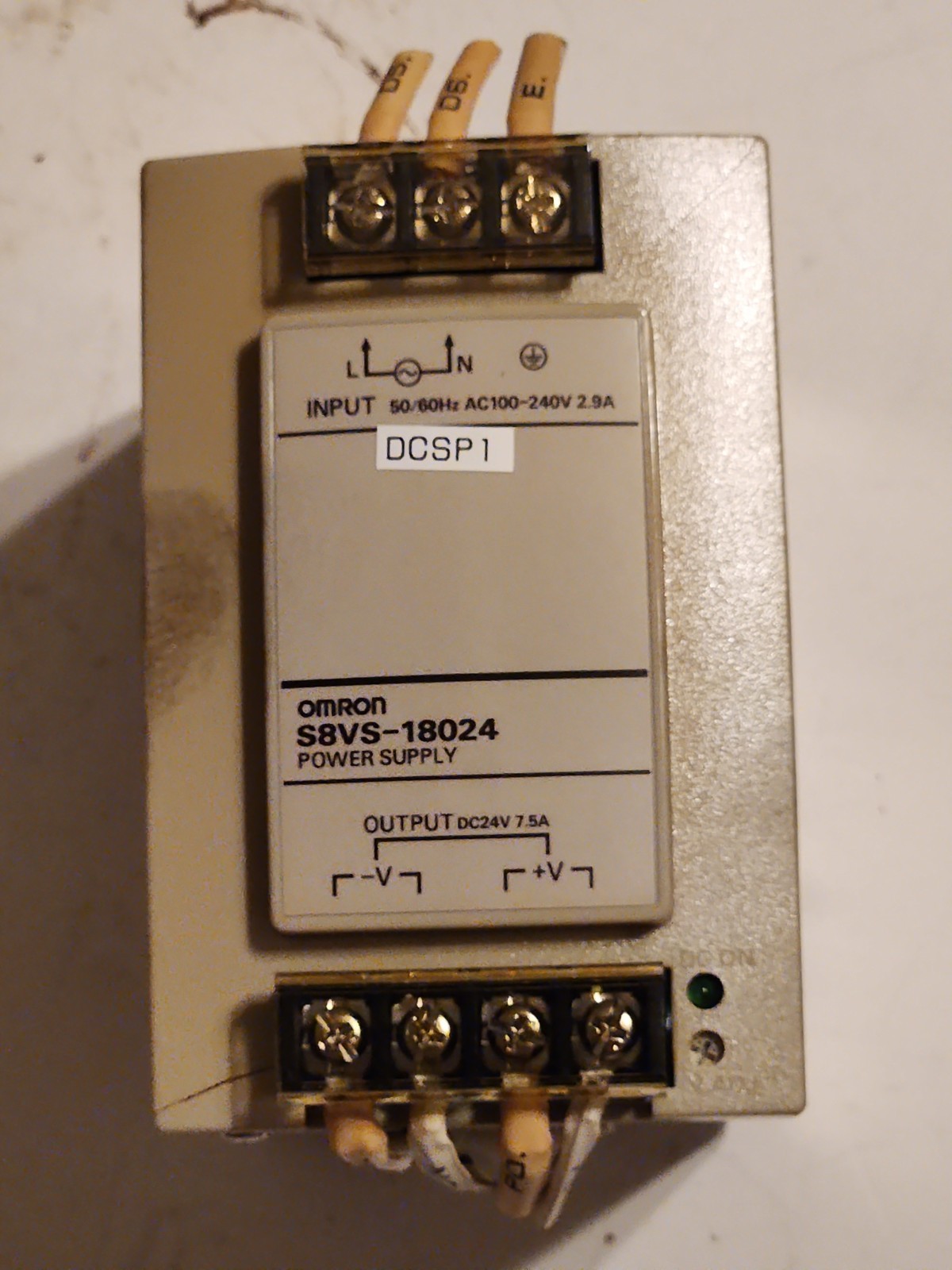 OMRON S8VS-18024/ED2 24v 7.5A SWITCH MODE POWER SUPPLY – Free Shipping