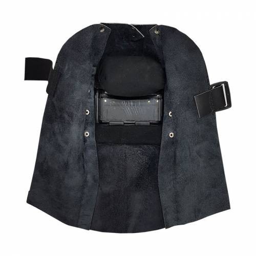 Cowhide Leather Welder Hood Welding Helmet Protective Gear Mask Work Cap