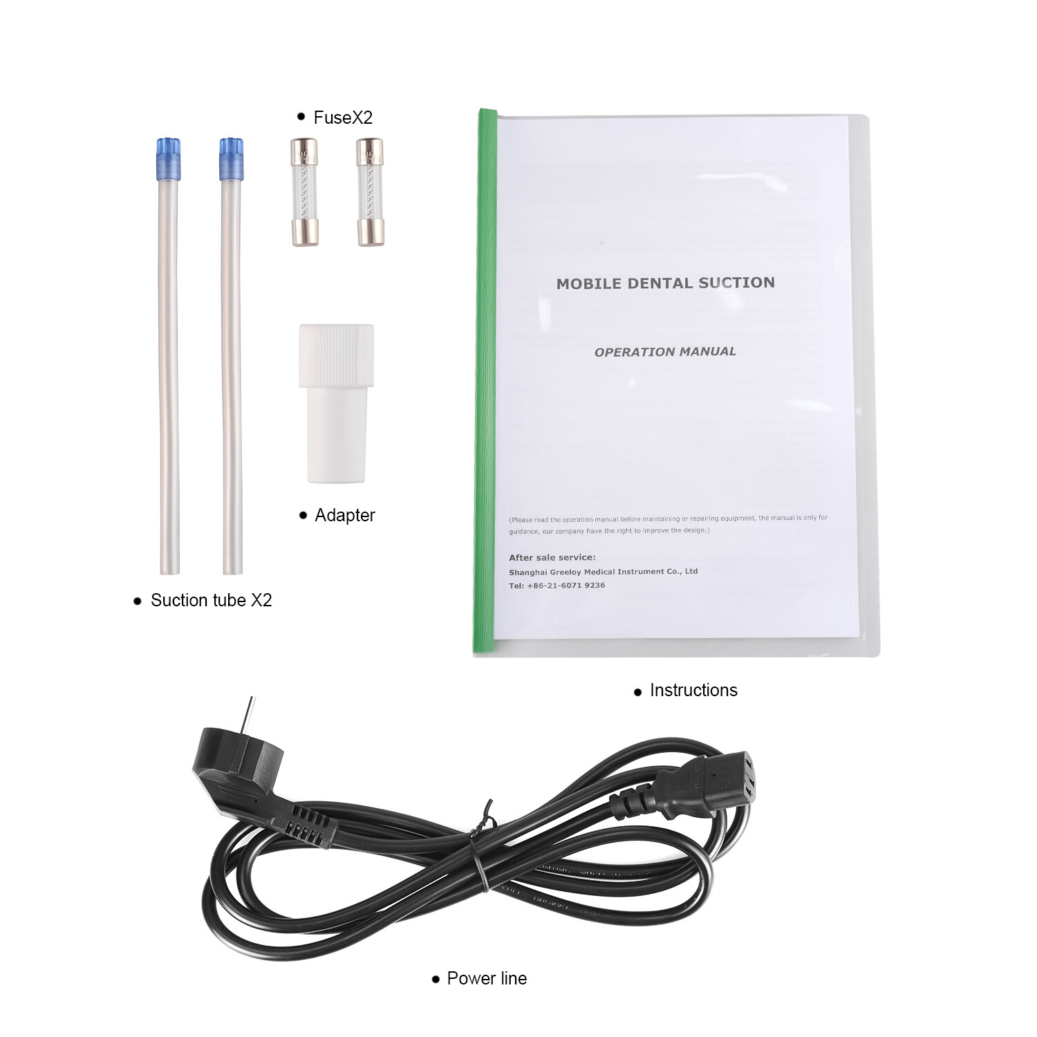 300W Portable Dental Suction System for Assisting Saliva Aspiration GS-M300 CE