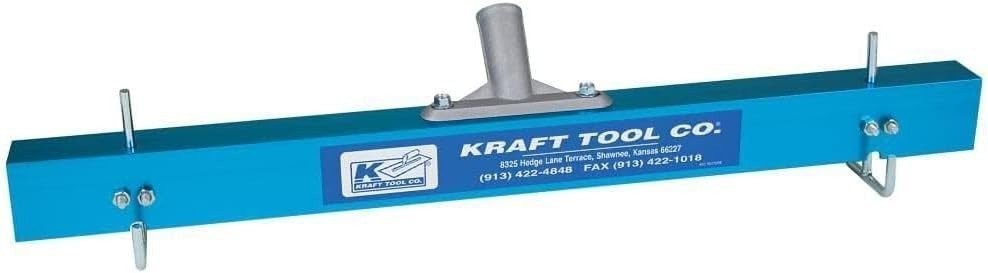 Kraft Tool GG600 7pc Self-Leveling Kit 15 Gal Mixing Barrel Floor Tools
