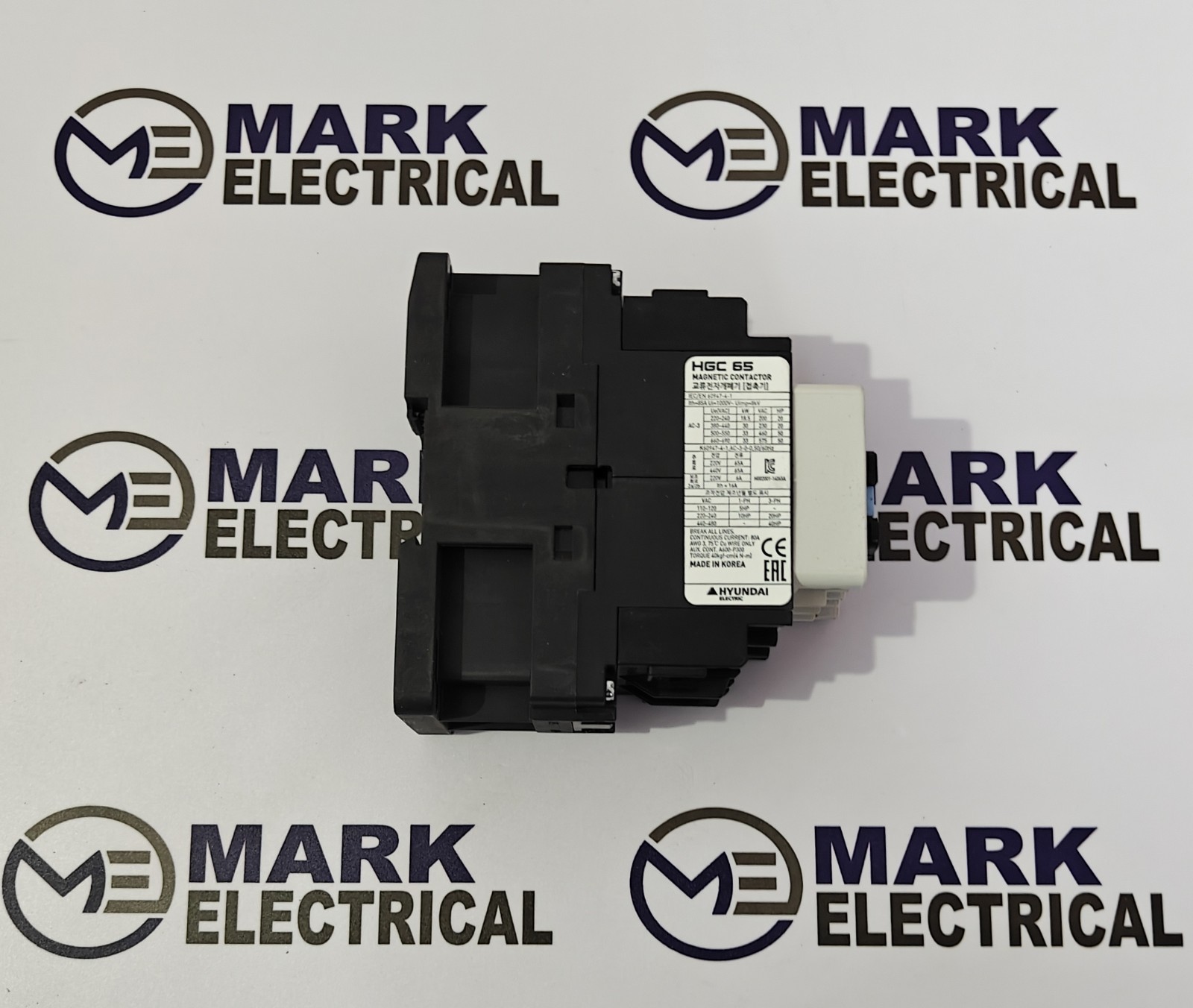 HYUNDAI ELECTRIC HGC65 MAGNETIC CONTACTOR 65A VOLTAGE 220VAC FAST SHIPPING