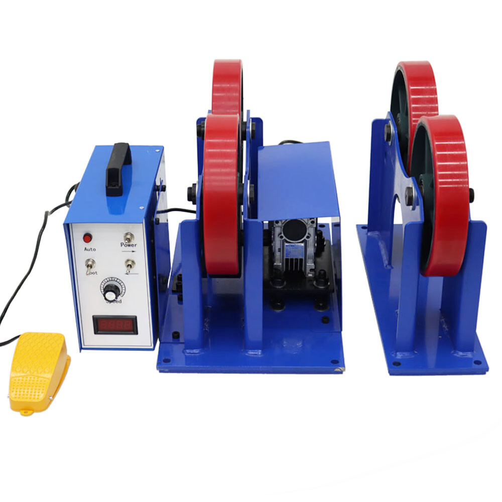 1 T / 2000 LBS Rotary Welding Positioner Turntable Timing 110V Speed Adjustable