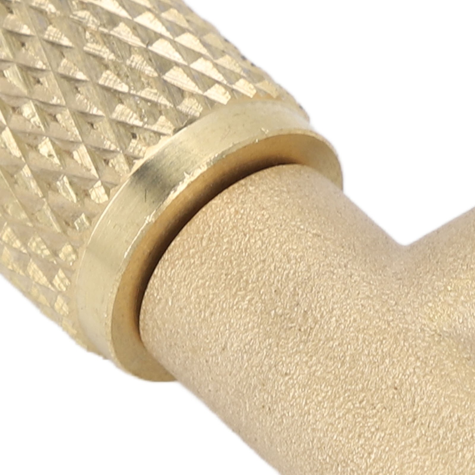 Quick Coupler Tee Adapter With Valve Core Brass 1/4in SAE Sturdy Structure