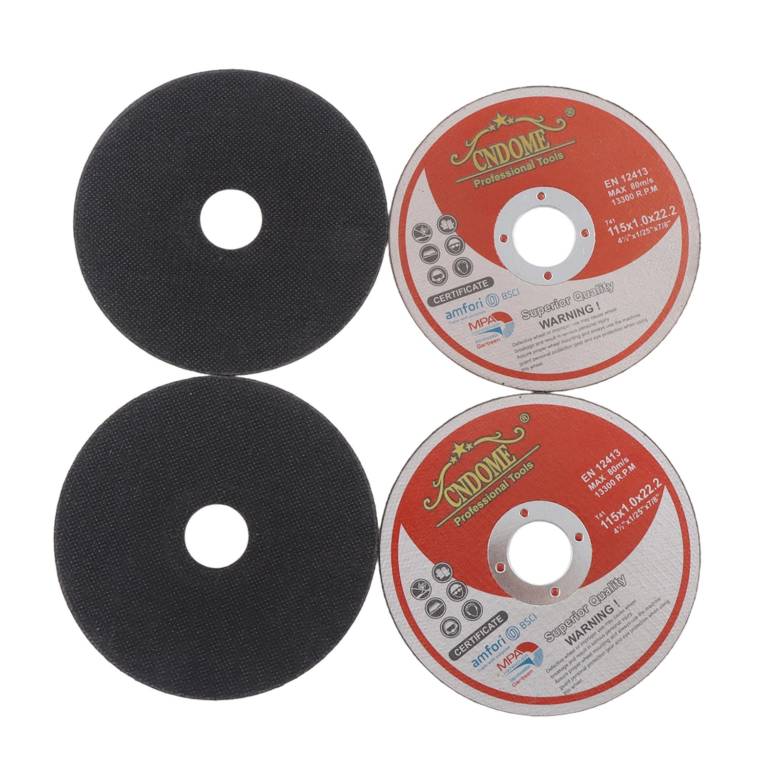 4.5″x0.040″x7/8″ 100 Pcs Cut-off Wheel – Metal & Stainless Steel Cutting Discs