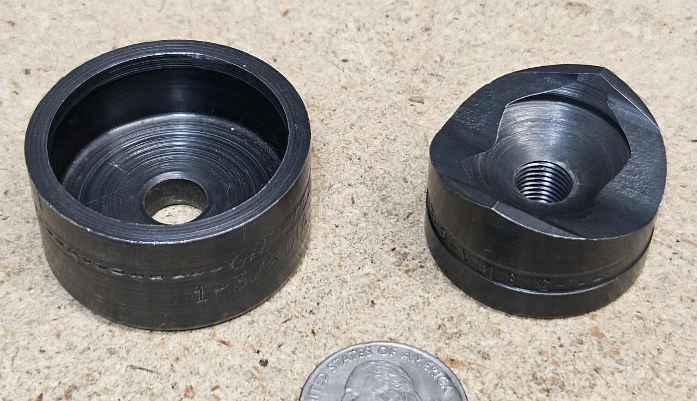 Greenlee No. 730 – 1 3/8″ round punch – Made in the U.S.A.