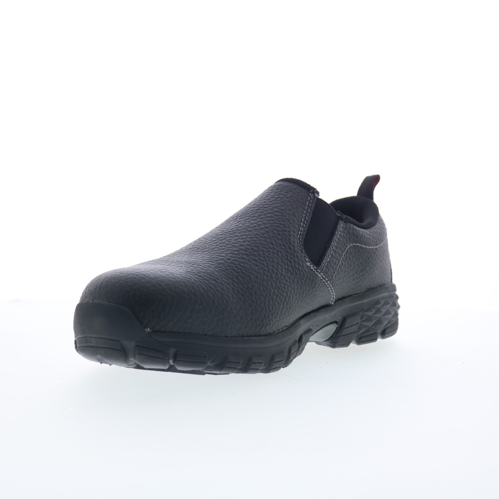 Avenger Flight Slip-On Alloy Toe A7001 Mens Black Wide Work & Safety Shoes