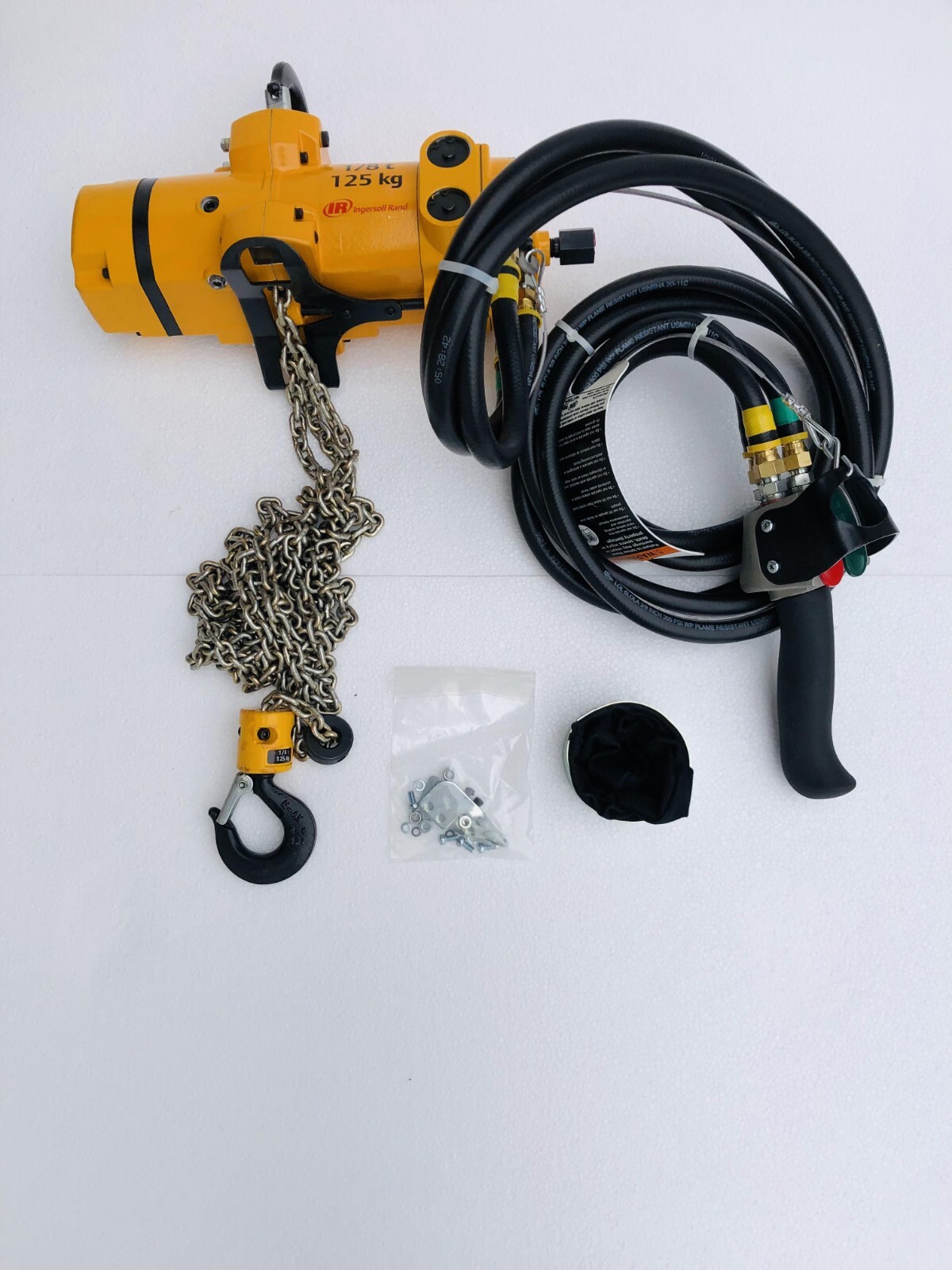 Ingersoll Rand CL125K-2C10-C6U Pneumatic Air Chain Hoist 1/8 Ton 125 Kgs 10 Ft.