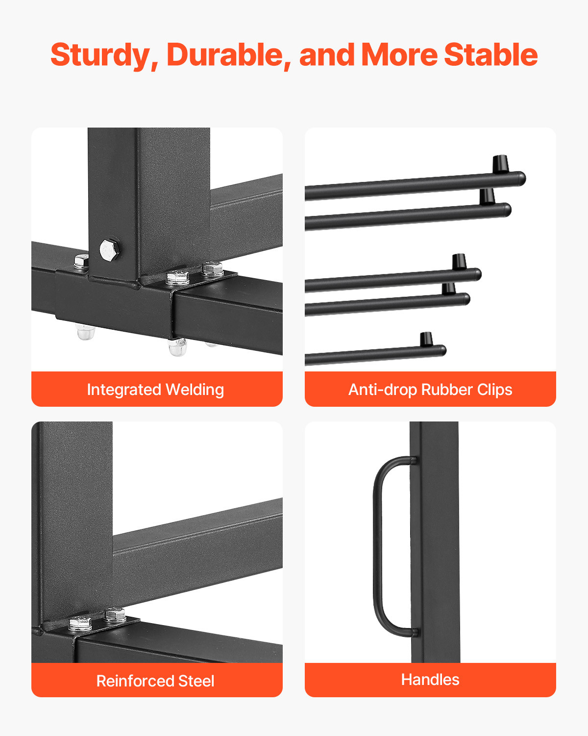 Folding Chair Rack Cart for 42 Chairs or 12 Tables of 400 LBS with Wheels
