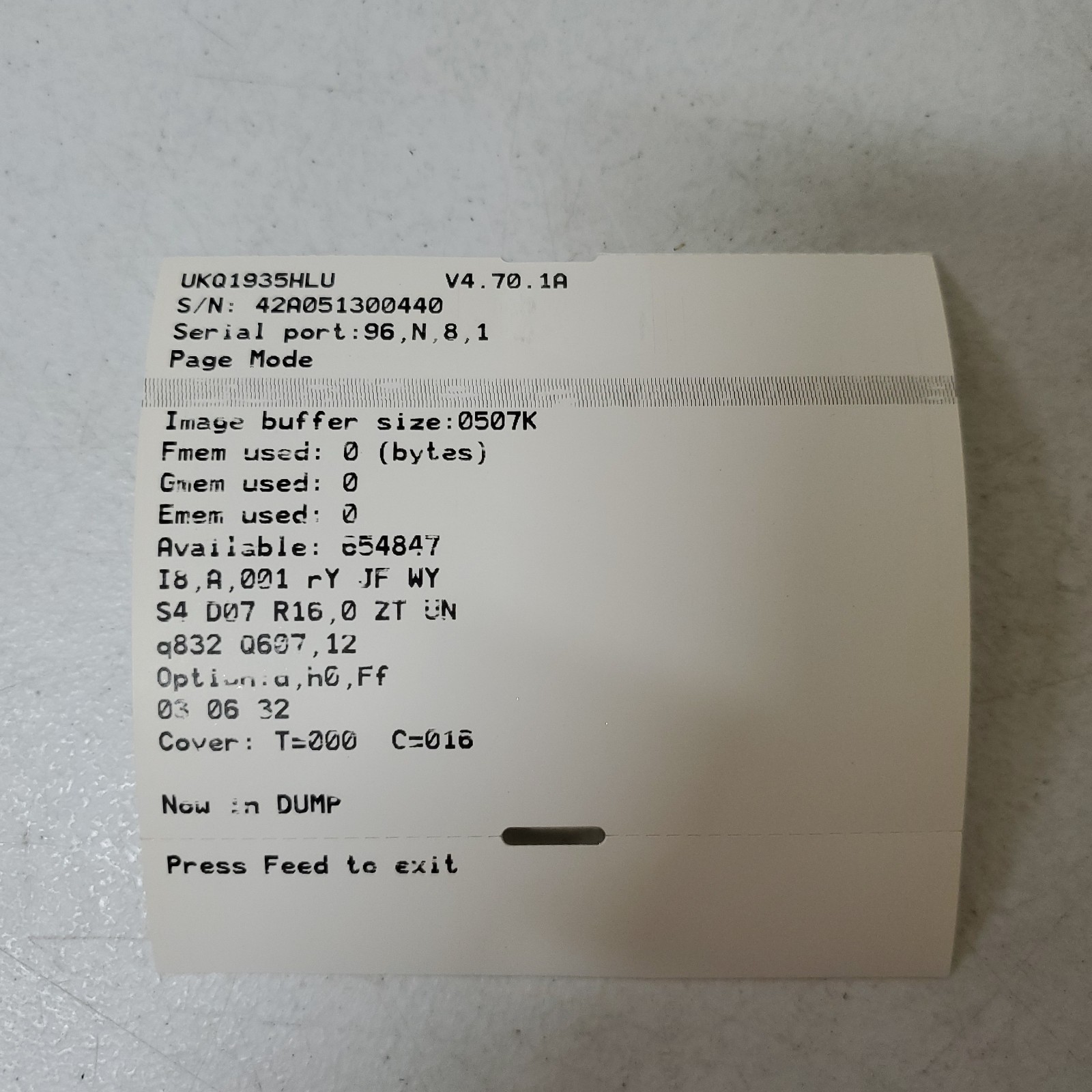Zebra Technologies Thermal 2844 Label Printer NO POWER ADAPTER UPS LP2844