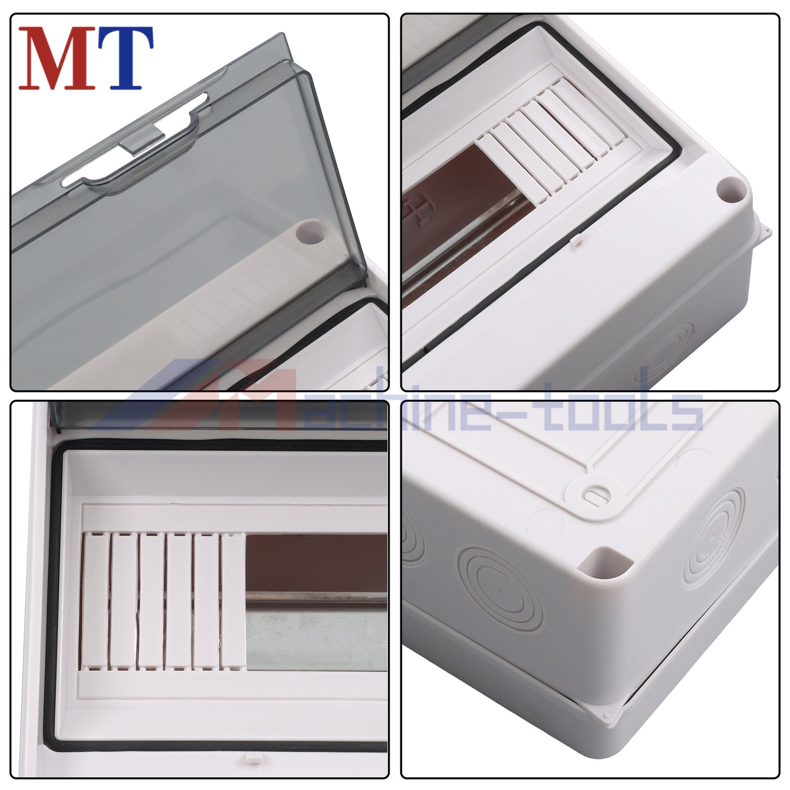 15 Way MCB Enclosure, IP65 Outdoor Rated, DIN Rail & Neutral Link