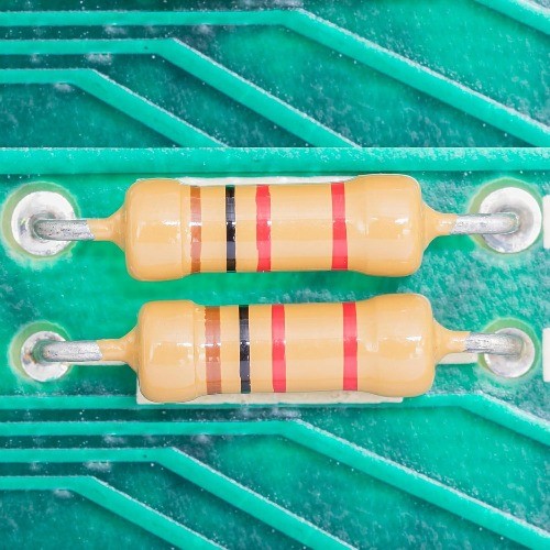 25 Values 1W Carbon Film Resistor Kit 1 Ohm to 1M Ohm Watt 5 Resistor Assortment