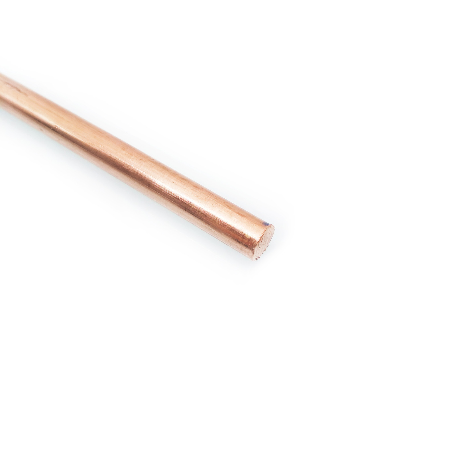 NJ STOCK 4pcs 6mm ±10% Dia. 9.85″ 99.9% Pure Copper T2 Cu Metal Rods Cylinder