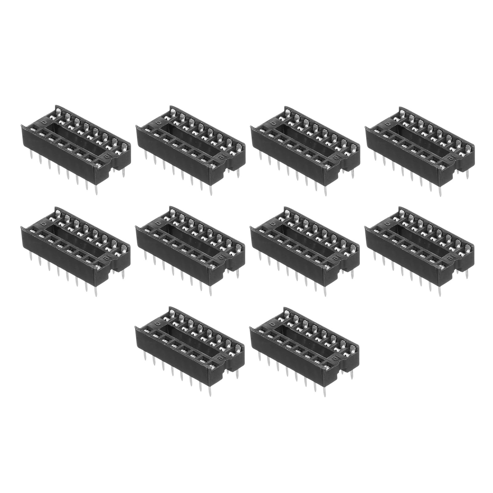 20Pcs DIP IC Chip Socket Adapter, 2.54mm Pitch 16 Pin Soldering Flat Circuit …