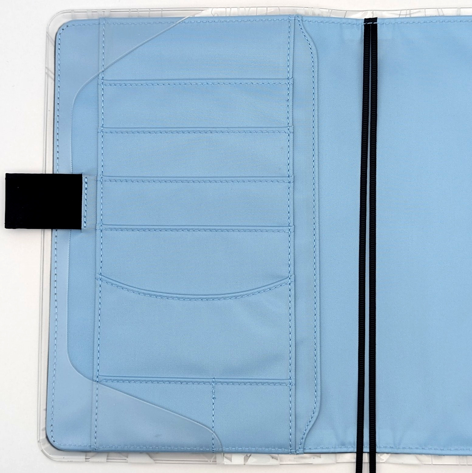 Hobonichi Cover Colors Black x Clear Blue A5 w/Cover on Cover Hide and Seek Rare