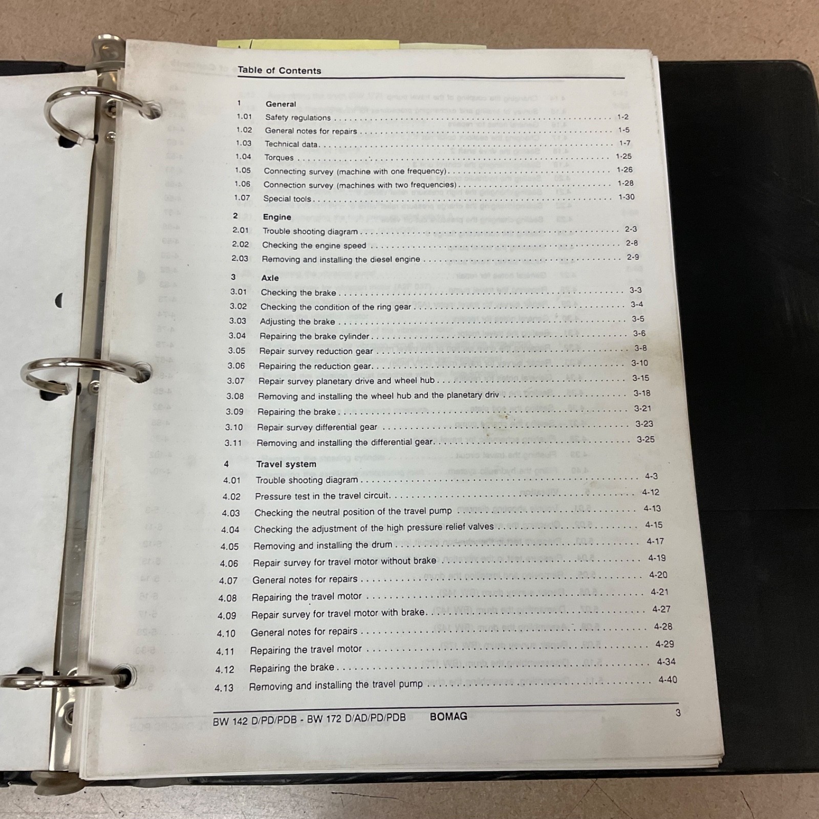 Bomag BW142 D-2 BW172 PD-2 SERVICE SHOP REPAIR MANUAL VIBRATORY COMPACTOR ROLLER