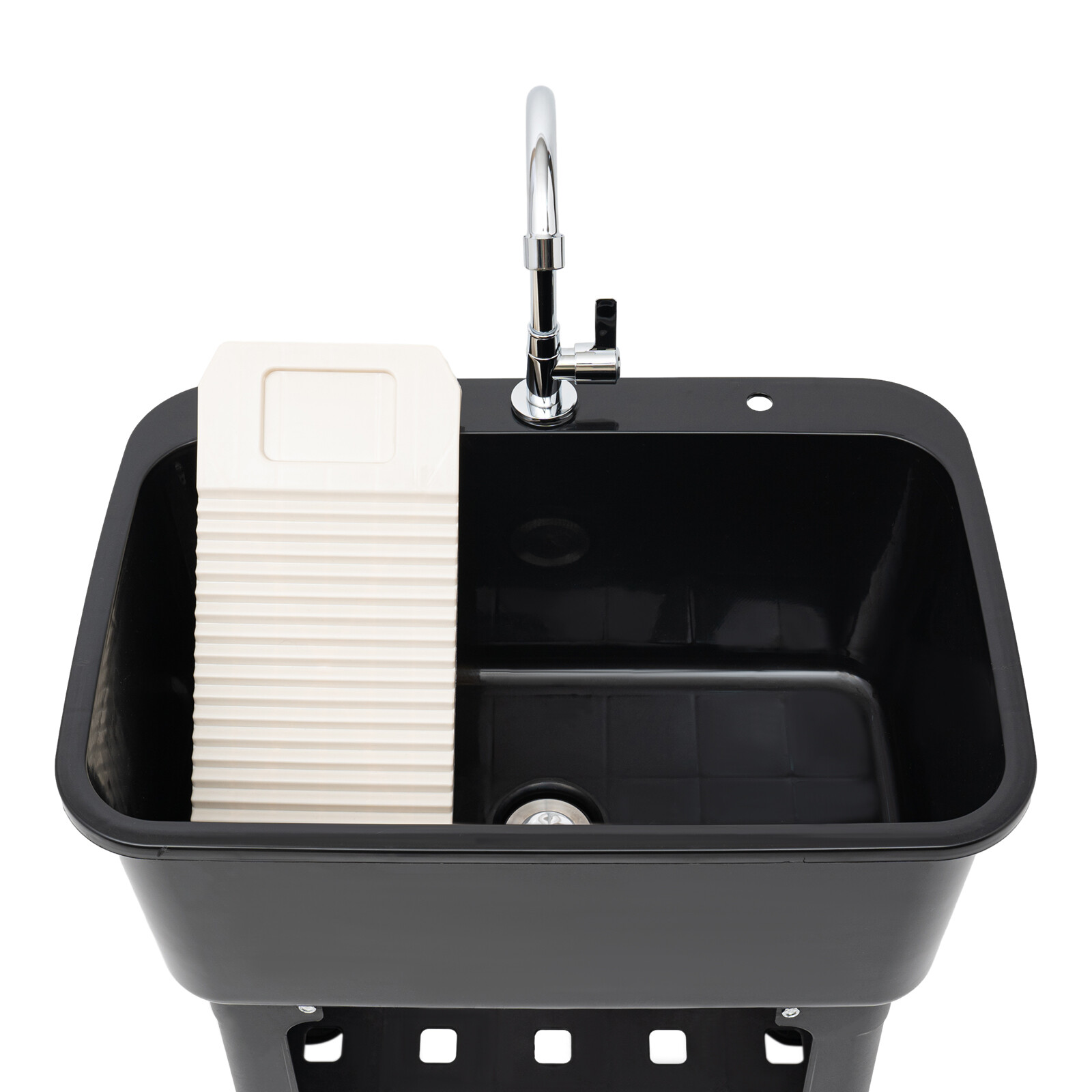 Utility Sink Laundry Tub with Faucet & Basement for Laundry Room Garage or Shop