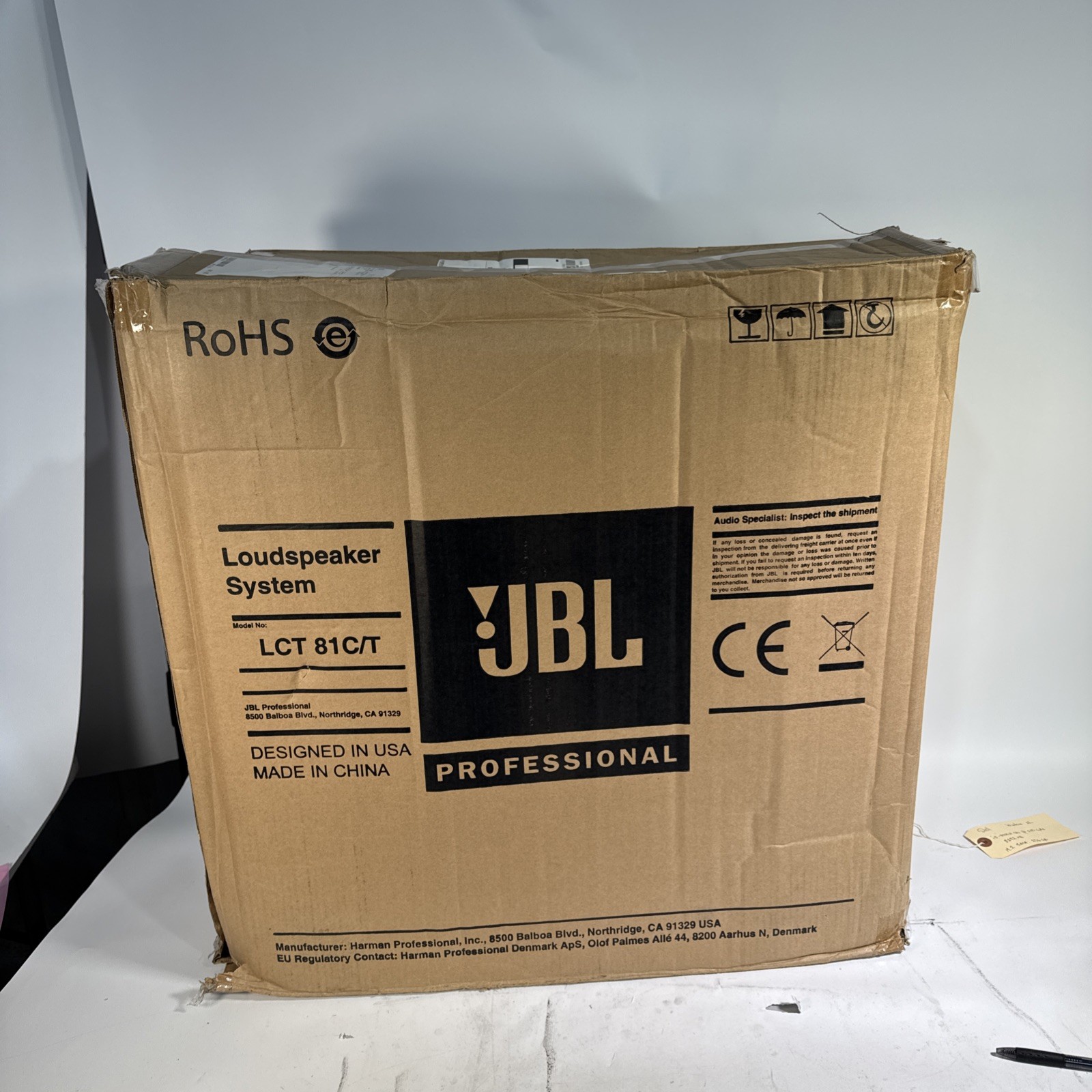 2 JBL LCT 81C/T Commercial Drop Ceiling Tile Speakers For Office/Restaurant/Cafe