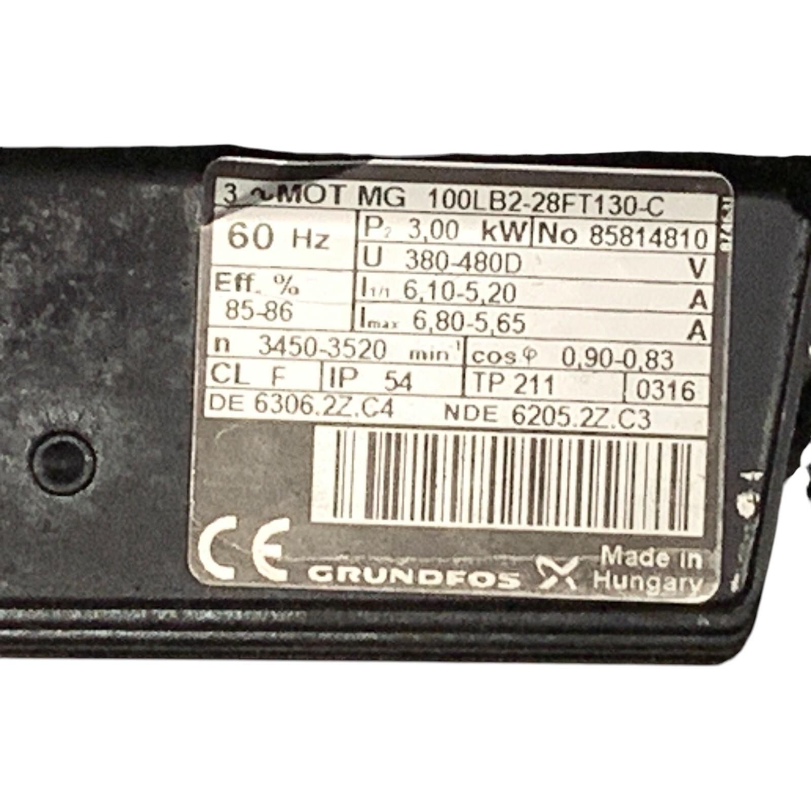 Grundfos CRK4-220/16 AWA-AUUV Submersible Pump