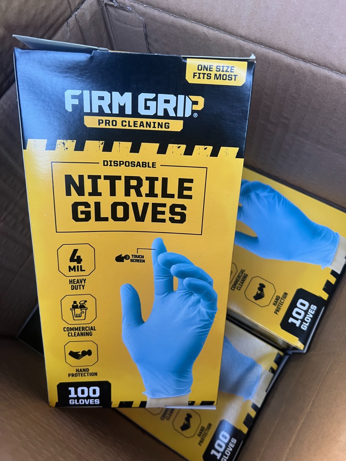 NITRILE VINYL BLEND GLOVES 4 Mil Case of gloves 1000 pcs, Non Medical LARGE