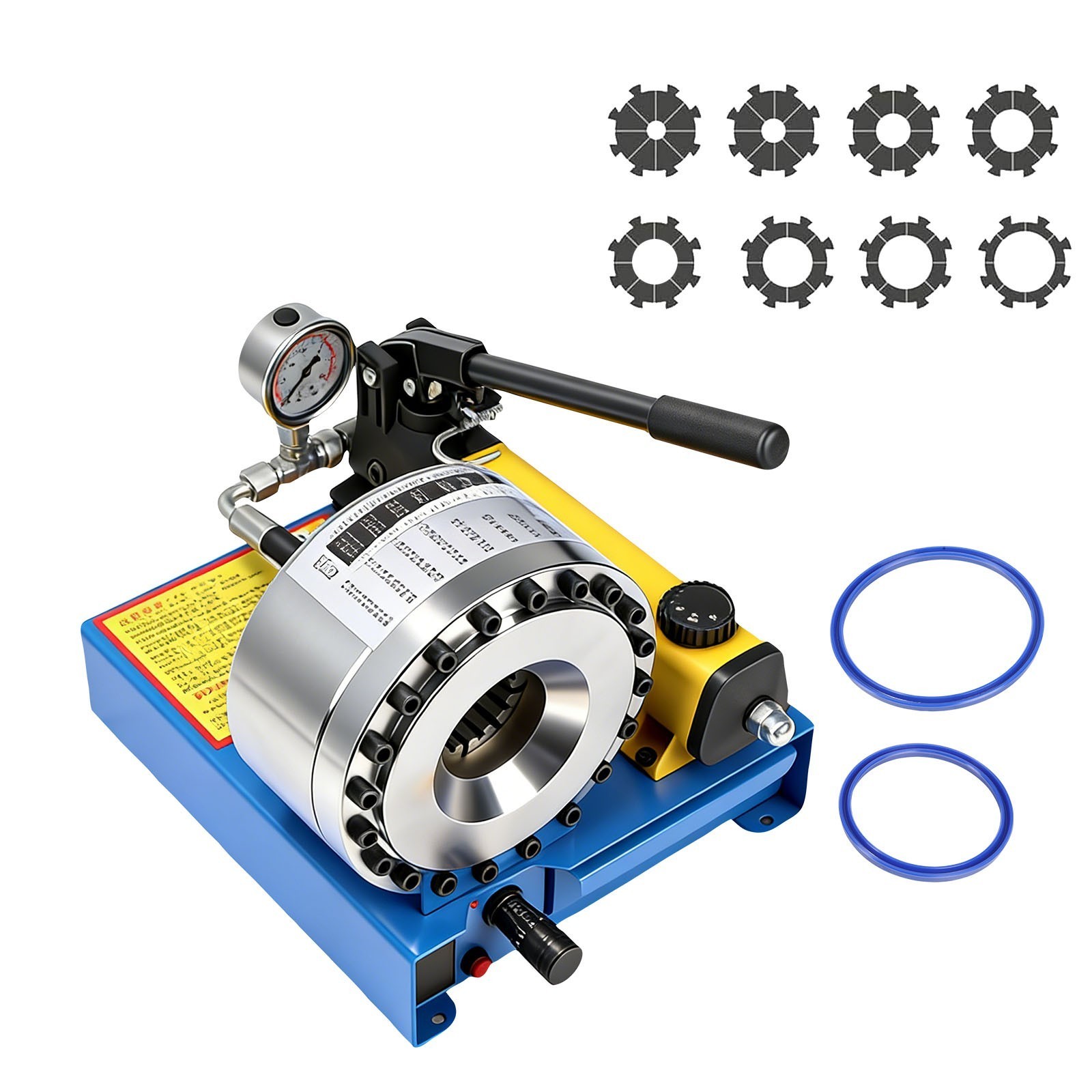 Universal Hose Crimping Machine for Hydraulic Pipe 1/8 to 1 Inch Set
