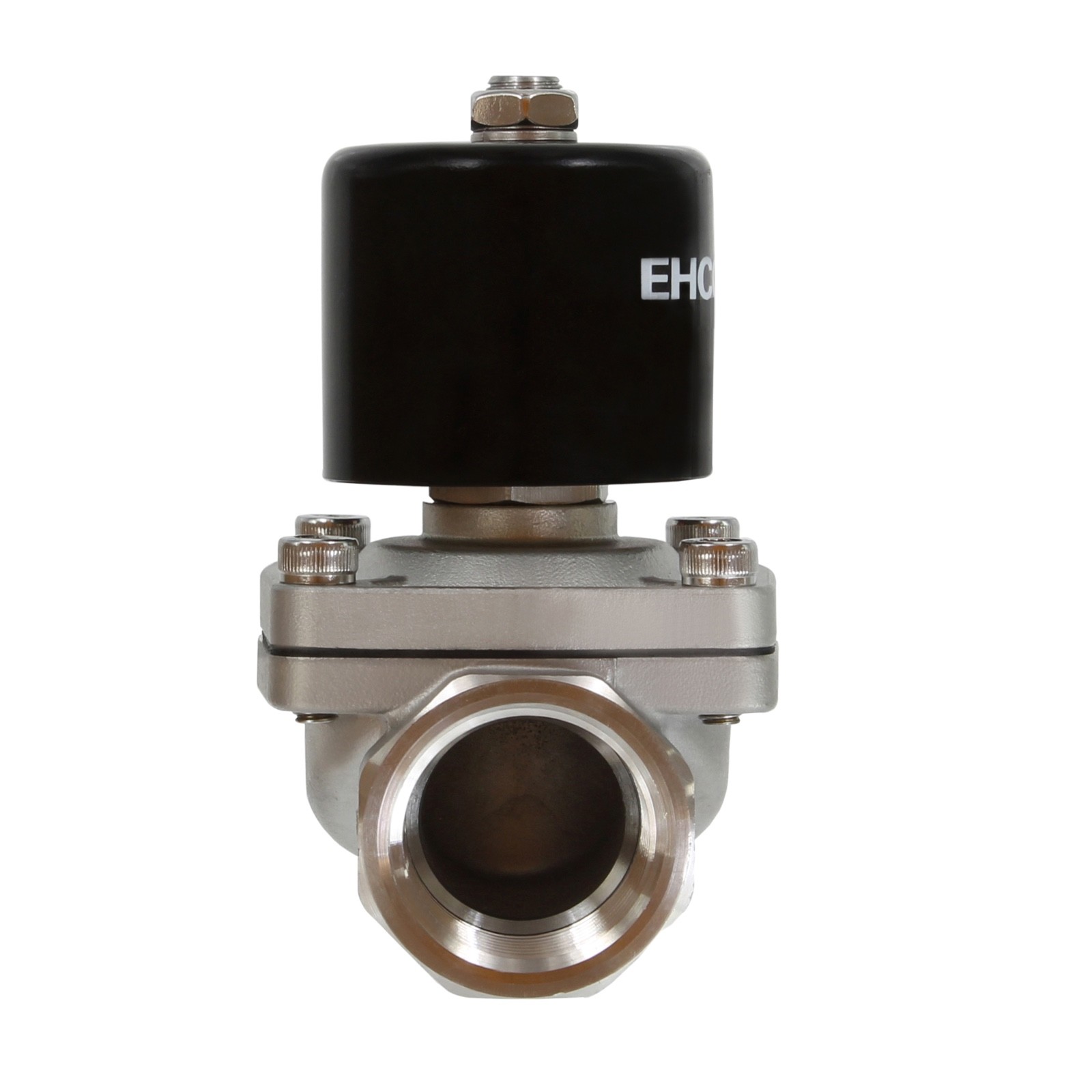 1″ NPT 110V / 120V AC Solenoid Valve Stainless/Viton Electric Water Air Fuel NC