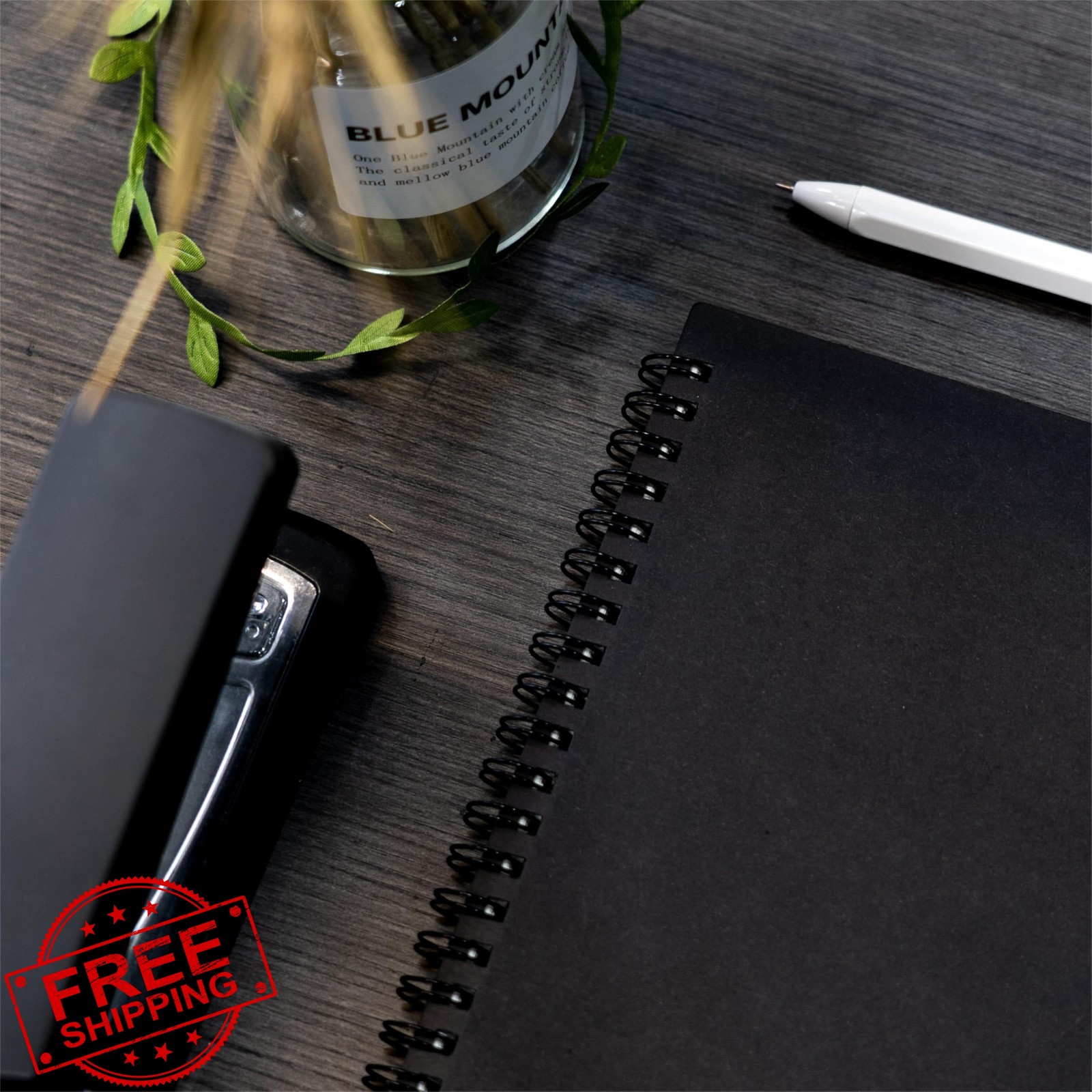 DSTELIN Blank Spiral Notebook 2-Pack Soft Cover Sketch 7.5×5.1