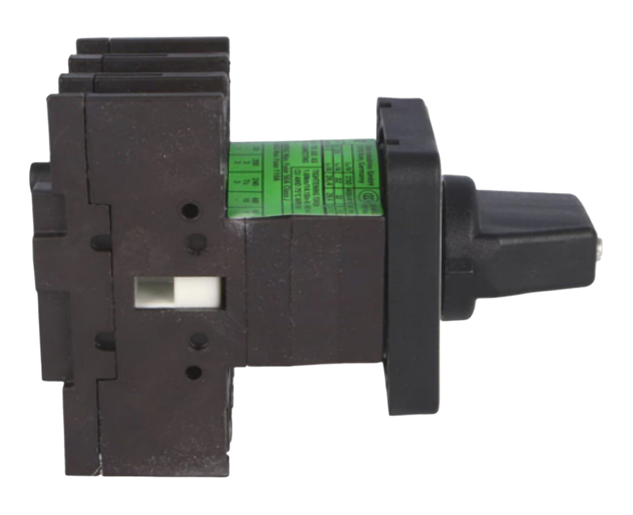Eaton P1‑32 EZ Switch Disconnector 32A 3P On Off Black Thumb Grip Center Mount