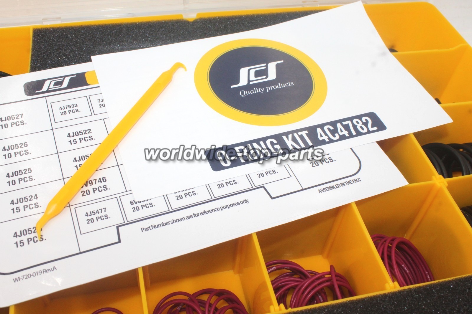 4C-4782 4C4782 580pcs O-RING Kit Box Nitrile For Caterpillar Equipment Excavator